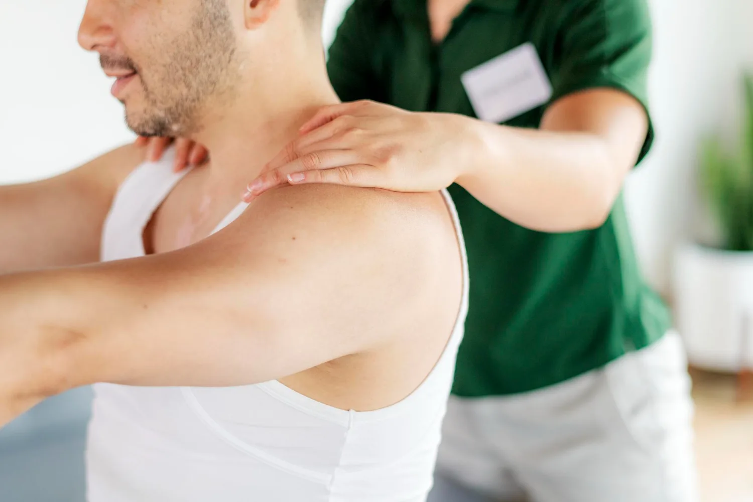 ramiona fizjoterapia stres